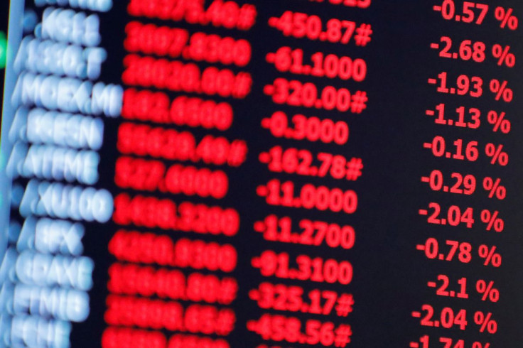 Global indices are displayed on a screen on the trading floor at the New York Stock Exchange (NYSE) in Manhattan, New York City, U.S., August 19, 2021.