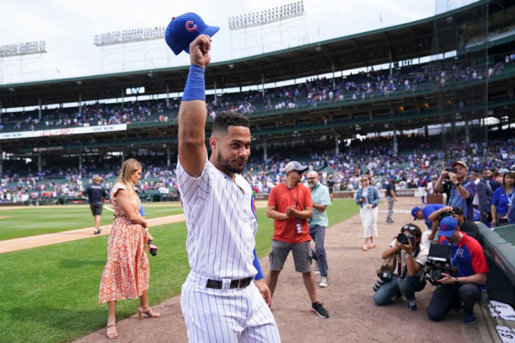 Willson Contreras #40 of the Chicago Cubs