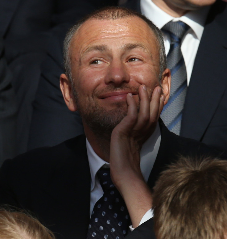 Russian billionaire and businessman Andrei Melnichenko attends a meeting with top businessmen while visiting the Sirius education center for gifted children on July 19, 2016 in Sochi, Russia.