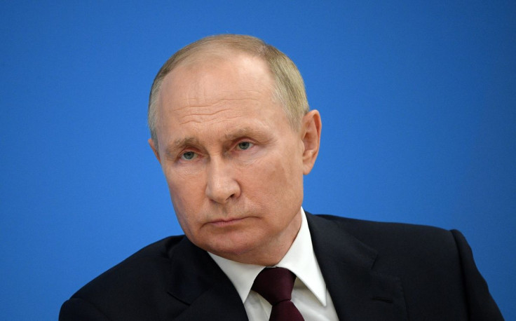 Russian President Putin conducts an open lesson on Knowledge Day in Kaliningrad