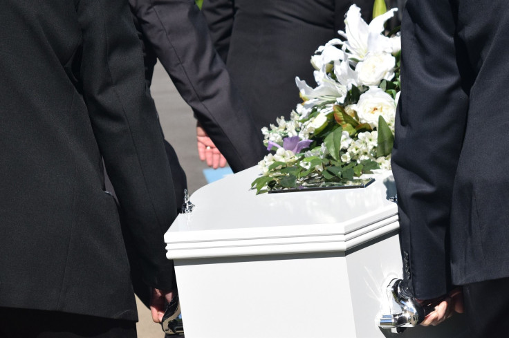 Representation. A casket.