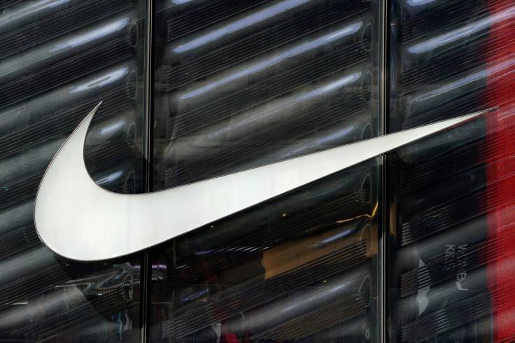 The Nike swoosh logo is seen outside the store on 5th Avenue in New York, New York, U.S., March 19, 2019.