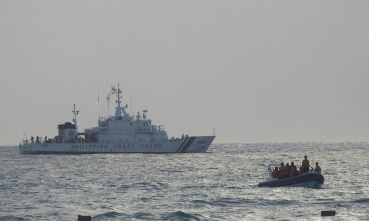 Representation. A Philippines Coast Guard ship conducting 'sovereignty patrol' in South China Sea.