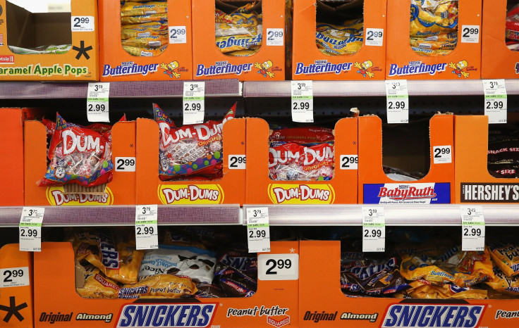 Over the years, there have been reports of the presence of dangerous items like needles, marijuana, blades, nails among other things in Halloween candy. In this image: Halloween candies offered for sale at a Walgreens store Wheeling, Illinois, Sep. 19, 20