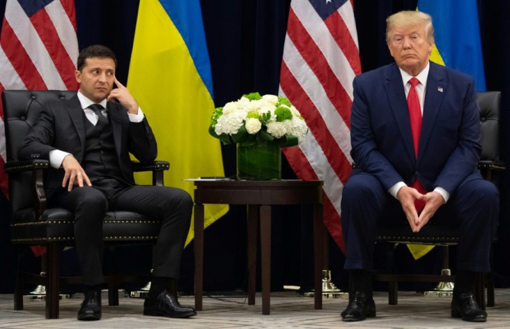 The channel has said it would no longer show the series on TV and invited fans to watch it on its paid internet platform, calling the decision a "marketing move;" pictured are US President Donald Trump and Ukrainian President Volodymyr Zelensky in New Yor