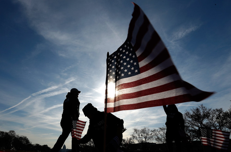 The wife of an Army 7th Special Forces Group veteran could be deported if a Virginia immigration court rules against Elia Crawford, the wife of retired Sgt. 1st Class Bob Crawford. In this representation photo, U.S. military veterans set up 1,892 American