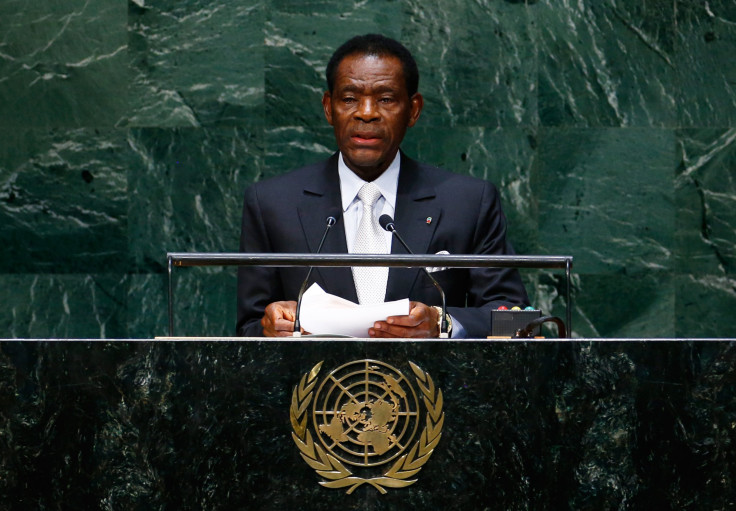 Africa's longest serving presidents: Teodoro Obiang Nguema Mbasogo, president of the Republic of Equatorial Guinea, addresses the 69th United Nations General Assembly, Sept. 24, 2014.
