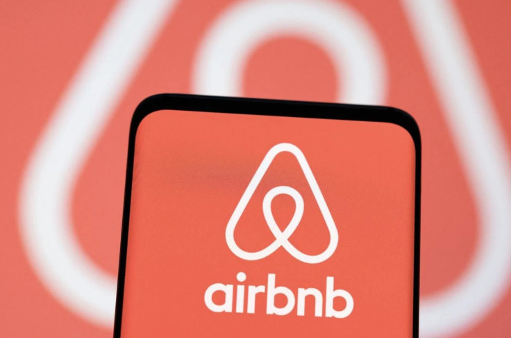 Airbnb logo is seen displayed in this illustration taken, May 3, 2022