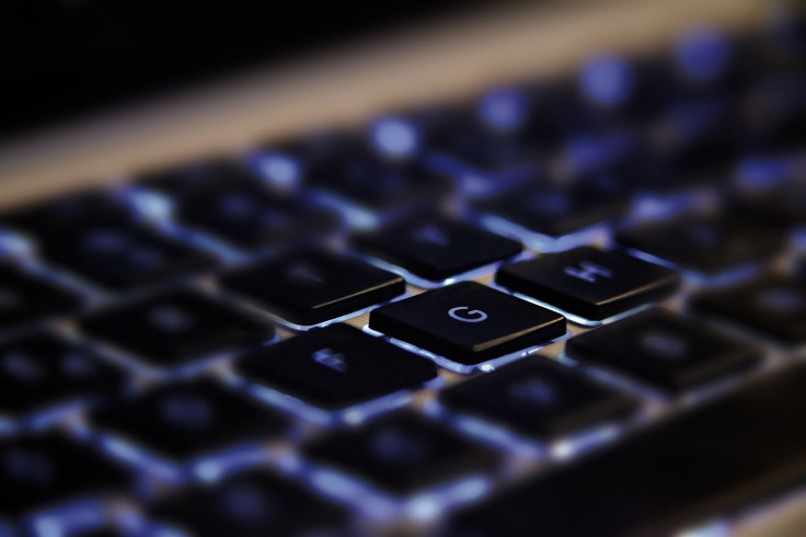 Representation. The keyboard of a laptop.