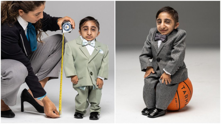 Afshin Esmaeil Ghaderzadeh was named as the world's shortest man by the Guinness World Records.