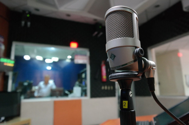 Representation. A radio booth.