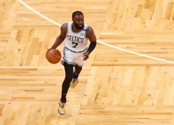 Jaylen Brown #7 of the Boston Celtics