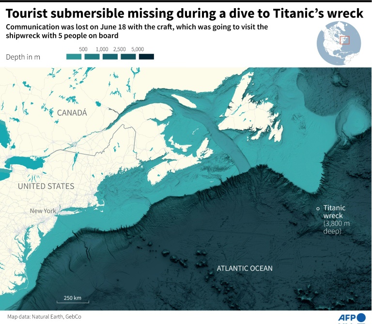 'Debris' Found In Search For Missing Titanic Sub