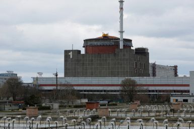 A view shows the Zaporizhzhia Nuclear Power Plant