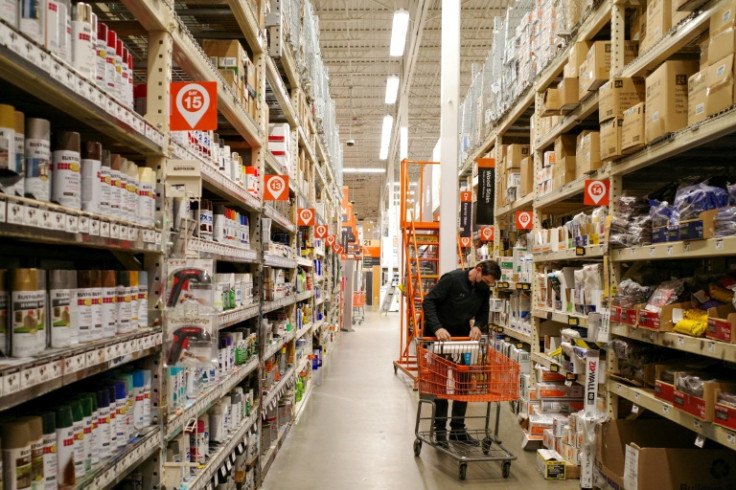 A man in a retail store