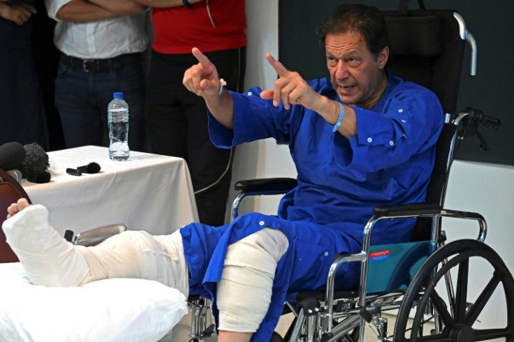 Khan was shot in the leg in an assassination attempt in November 2022, an attack he blamed on the PML-N's Shehbaz Sharif and a senior military officer