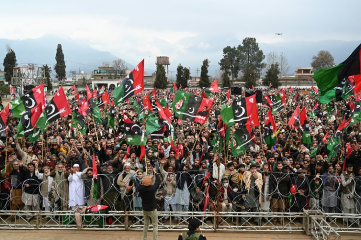 PPP supporters at a rally in Batkhela. It remains to be seen if the party can make an impression outside their southern Sindh powerbase