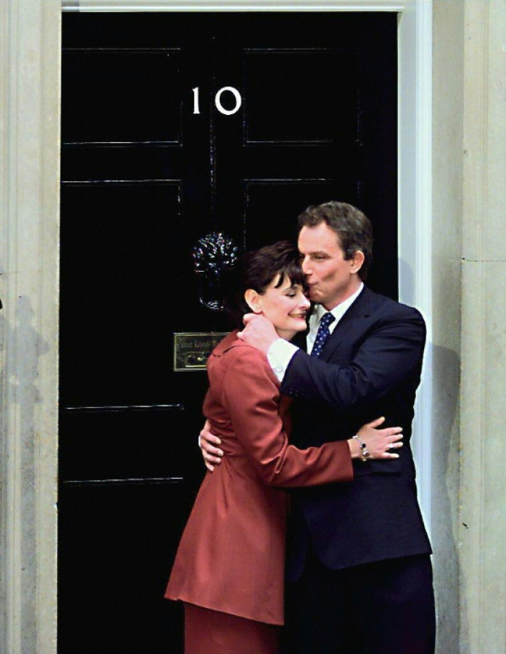Tony Blair and his wife Cherie moved into 10 Downing Street on May 2, 1997, the day after New Labour's landslide win