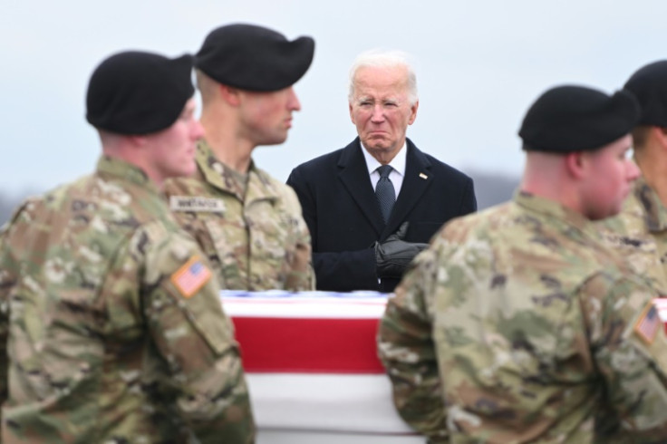 US President Joe Biden says there will be a military response to the deaths of the three soldiers in their remote base in Jordan, near Syria