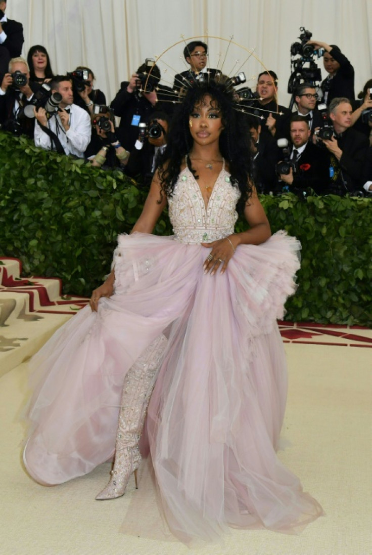 SZA, shown here at the 2018 Met Gala, has the most Grammy nominations of anyone with nine