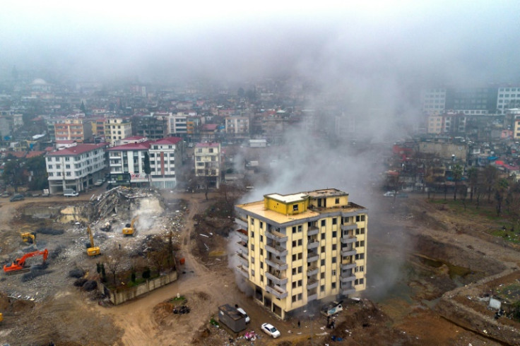 Damaged buildings are still being demolished near the epicentre of Turkey's massive 2023 earthquake