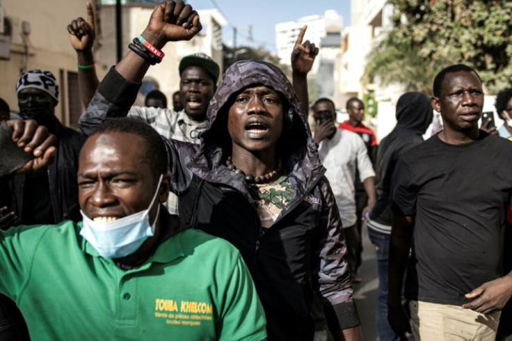 Opposition figures called for a demonstration outside Senegal's National Assembly