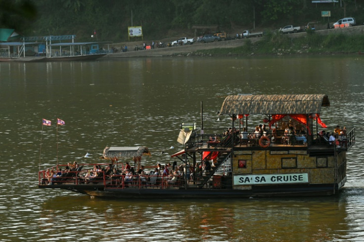 The once-quiet sunset boat trips on the Mekong have become raucous parties