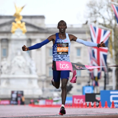 Kiptum won the men's London Marathon in the second-fastest official time over the distance