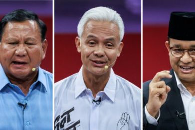 Prabowo Subianto, Ganjar Pranowo and Anies Baswedan are battling for the presidency