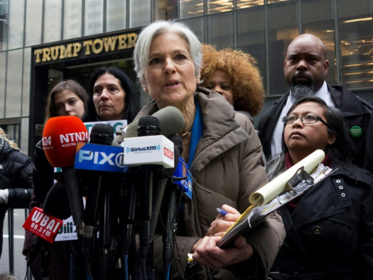 Green Party presidential candidate Jill Stein denies hurting Hillary Clinton's election prospects in 2016