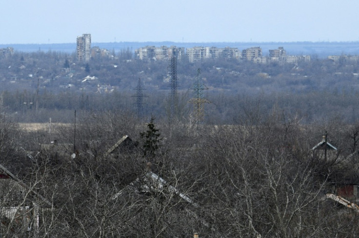 A view of the town of Avdiivka, now under Russian control