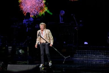 Singer Rod Stewart filled in a pothole near his home