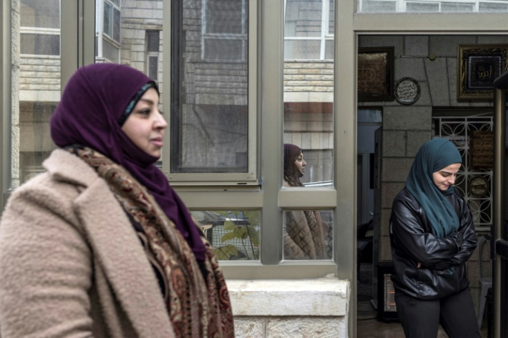 Ola Zaghloul, left, is used to being away from her husband Mohammed, now in his 60s, who has spent a total of more than two decades in Israeli prisons