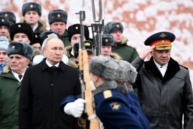 Russia marks its Defender of the Fatherland Day with military pomp