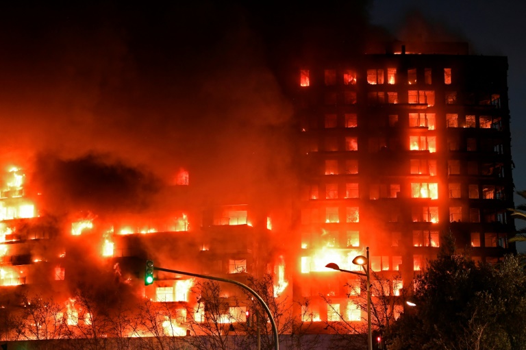 At Least 10 Killed After Fire Guts Spanish Apartment Block