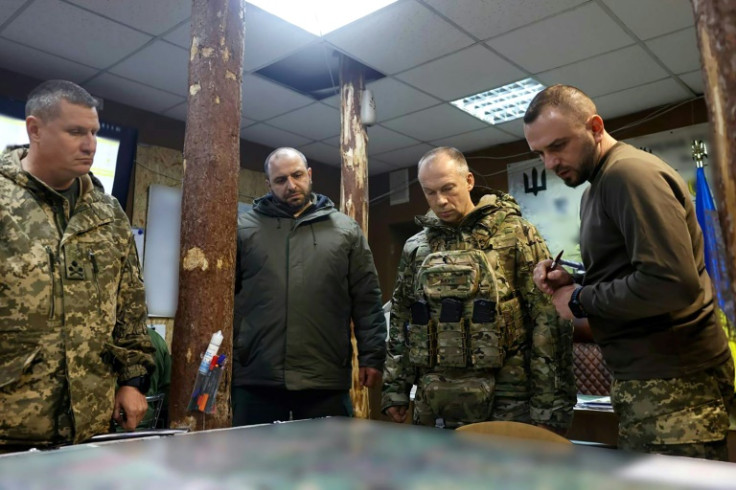 Ukraine's new Commander-in-Chief Oleksandr Syrsky visited frontline positions on Sunday