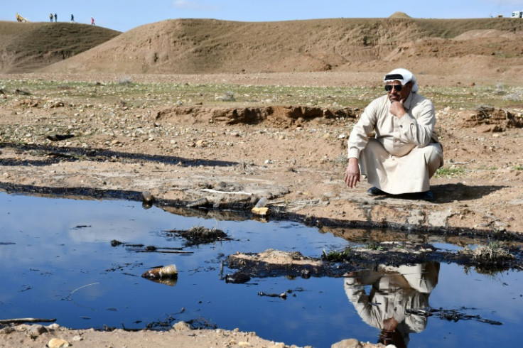 Oil spills in Iraq's north pollute otherwise fertile farmland, rendering vast fields barren