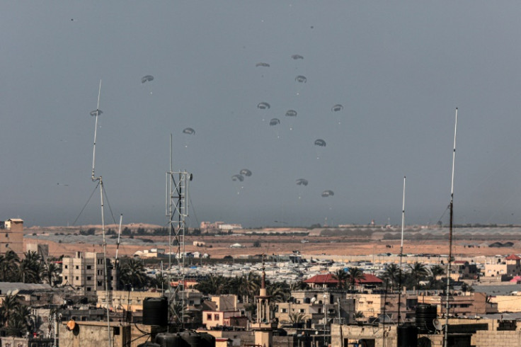 Some foreign armies have air dropped supplies including into Gaza
