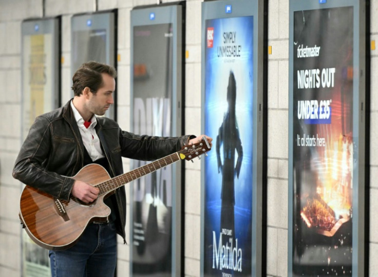 Actor and singer Peter Willoughby began busking as a teenager