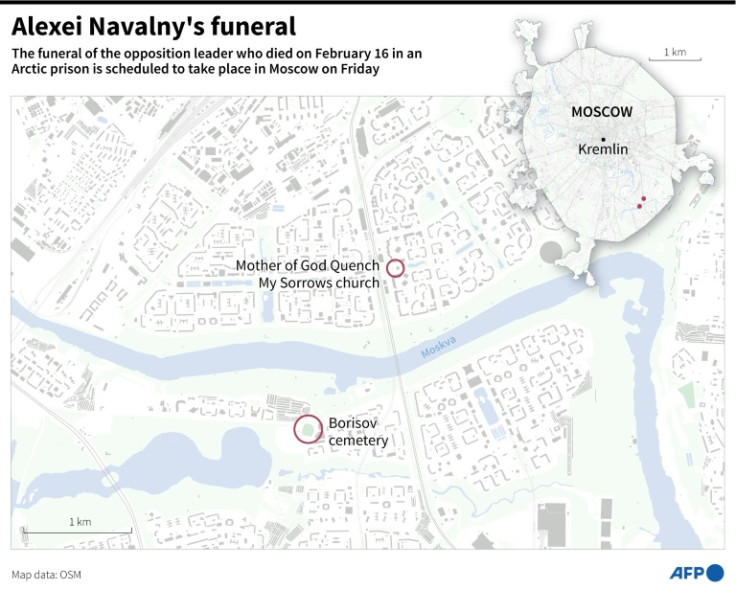 Alexei Navalny's funeral