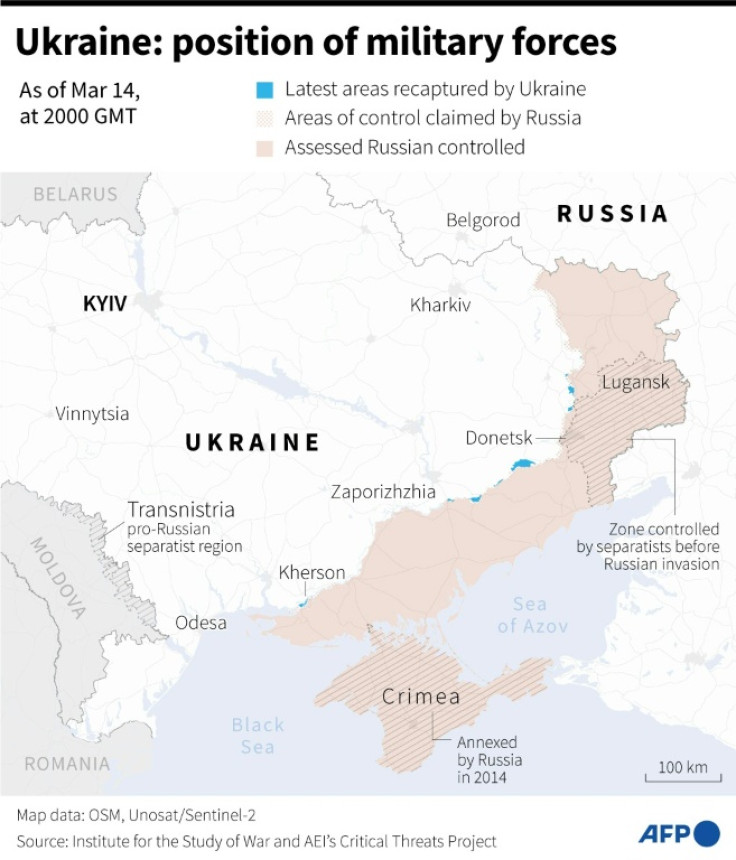 Ukraine: position of military forces