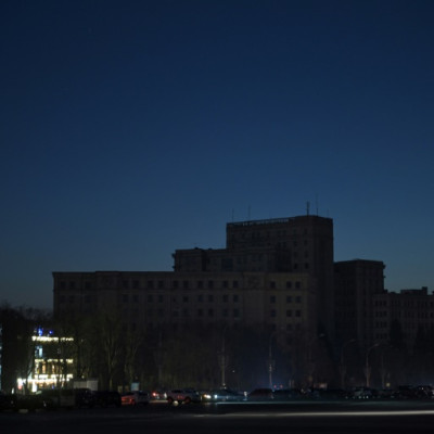 Kharkiv, Ukraine's second city, was plunged into darkness after mass attacks on Ukraine's electricity supply
