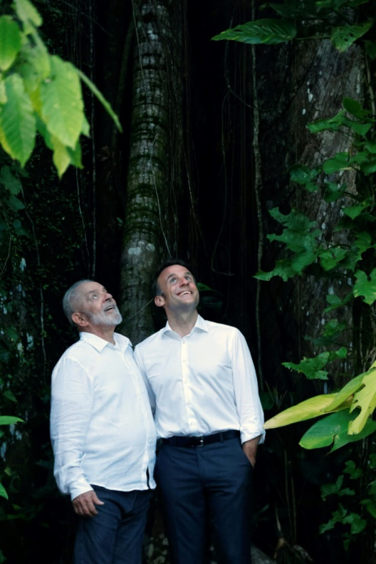 A warm meeting between Macron and Lula in the Amazon, in which the two men were pictured beaming and clasping hands in the jungle, spawned a raft of memes about their bromance