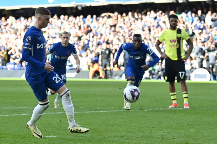 Cole Palmer (left) scored twice in Chelsea's 2-2 draw with Burnley