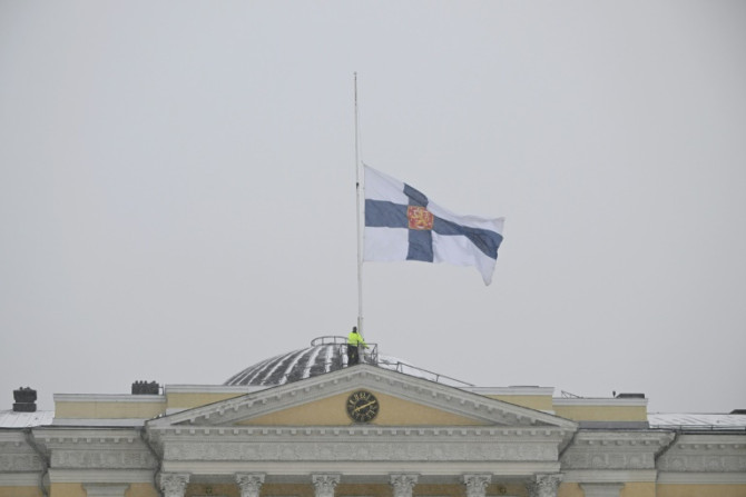 All public buildings and institutions lowered their flags
