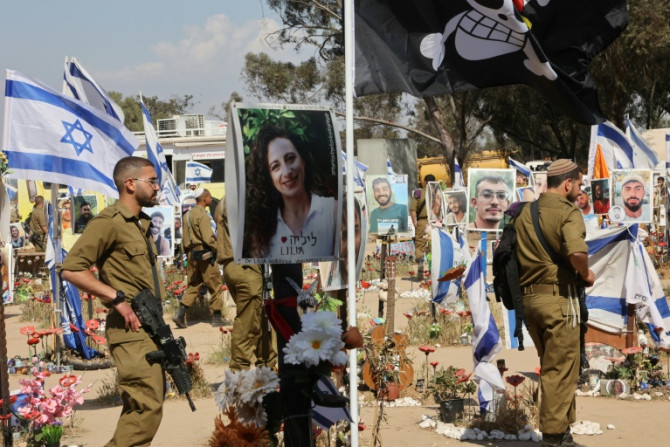 In Israel, people gathered Sunday at the site of the Nova desert music festival to pay tribute to the young revellers who died or were kidnapped there on October 7