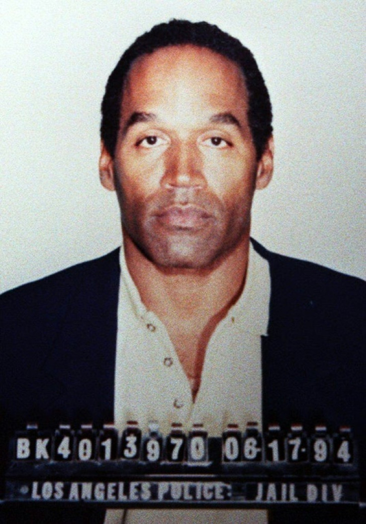 This official booking photograph released by the Los Angeles Police Department shows O.J. Simpson as the former professional football star was booked for murder in 1994