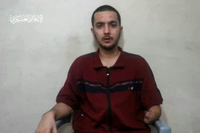 The hostage in the video released by Hamas identified himself as Hersh Goldberg-Polin, a 23-year-old Israeli-American man