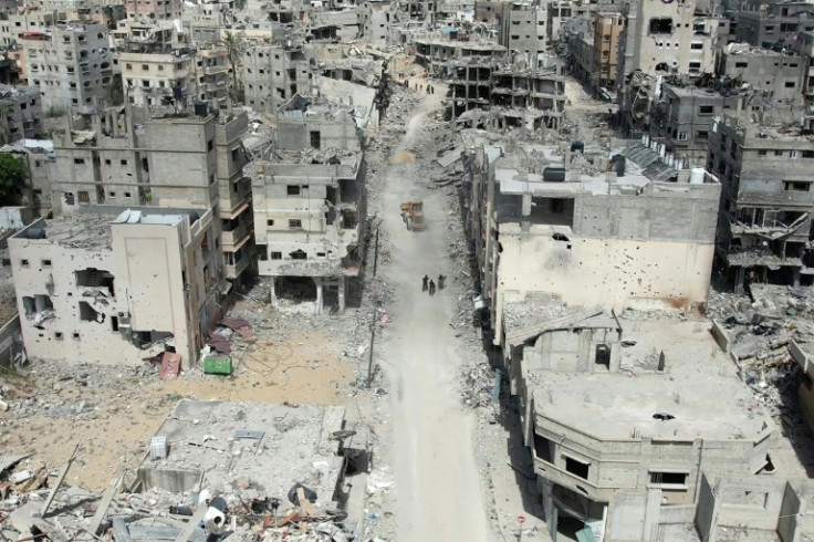 Israel's military offensive has turned large swathes of Gaza into rubble, including the city of Khan Yunis