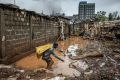 The Nairobi slum of Mathare suffered heavy flooding